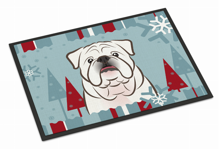 Winter Holiday Dog Art Indoor or Outdoor Mat - 638508112514