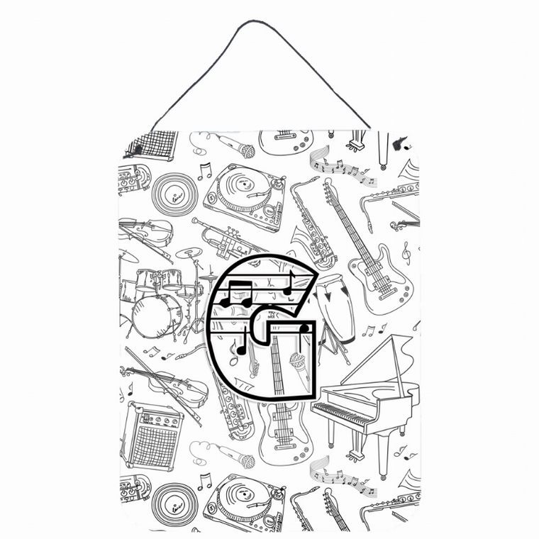 Musical Note Letters Wall or Door Hanging Prints - 638508028716