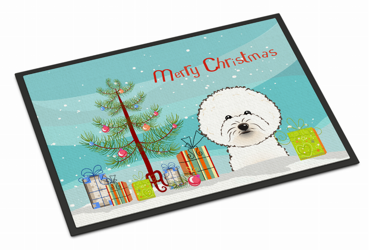 Christmas Tree Dog Art Indoor or Outdoor Mat - 638508146922