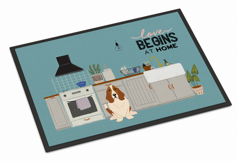 Dog Kitchen Scene Indoor or Outdoor Mat - 194030347188