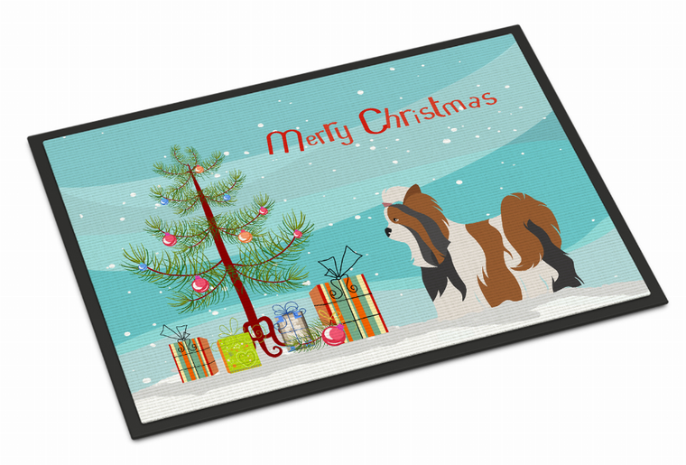 Merry Christmas Tree Dog Indoor or Outdoor Mat - 638508994066
