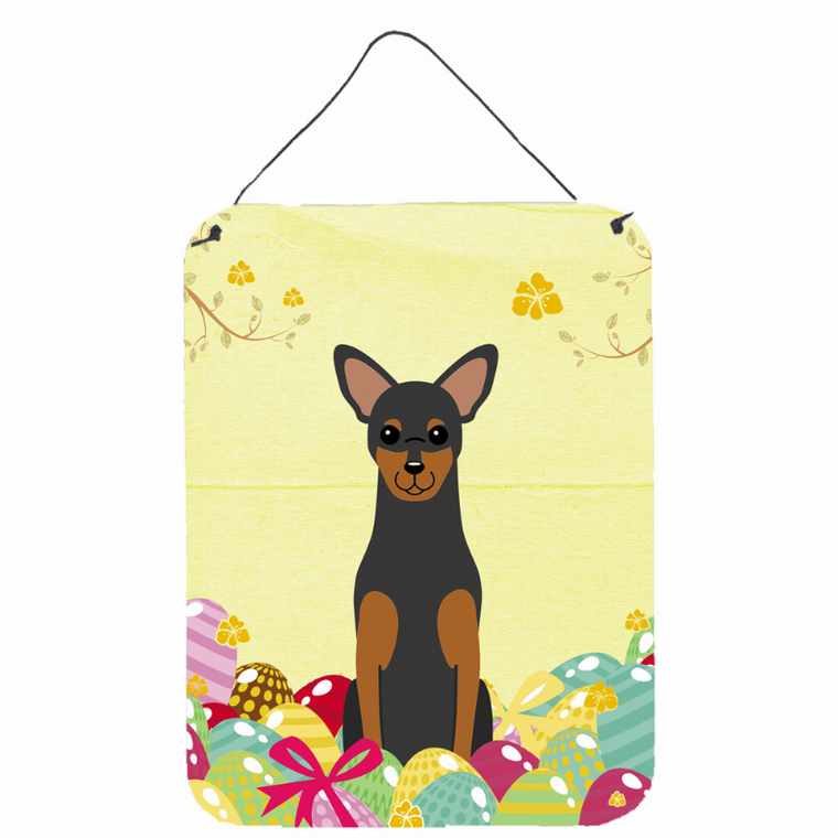 Easter Eggs Design with Dog Wall or Door Hanging Prints - 638508756312