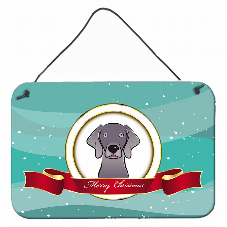Merry Christmas Design with Dog Art Wall or Door Hanging Prints - 638508099594