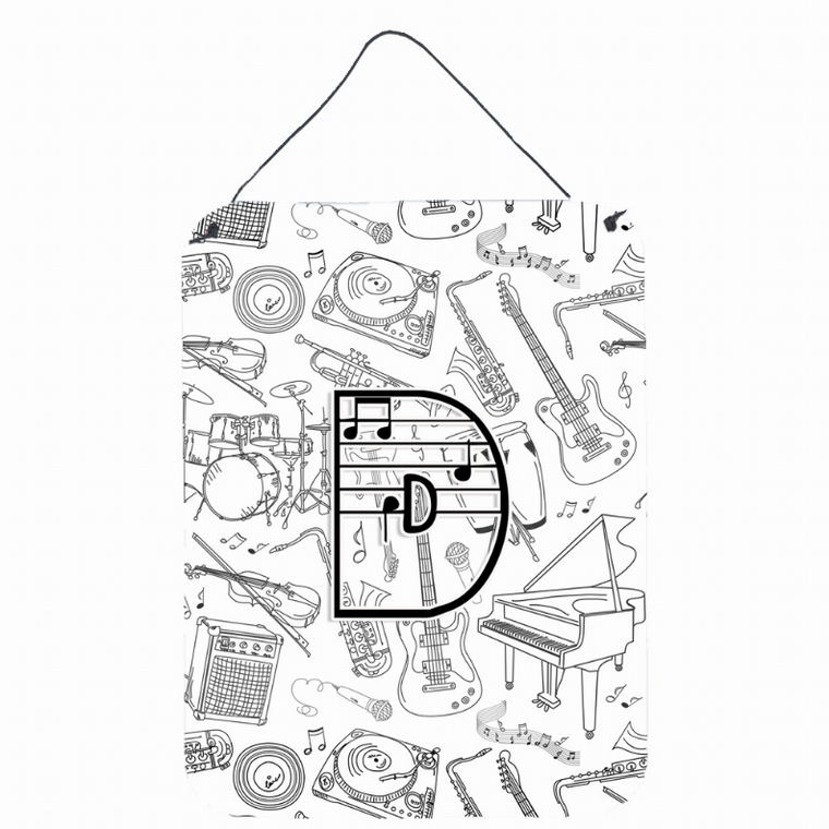 Musical Note Letters Wall or Door Hanging Prints - 638508028686