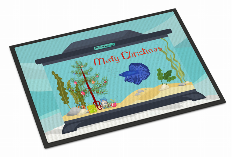 Christmas Tree Fish Art Mat - 194030407776