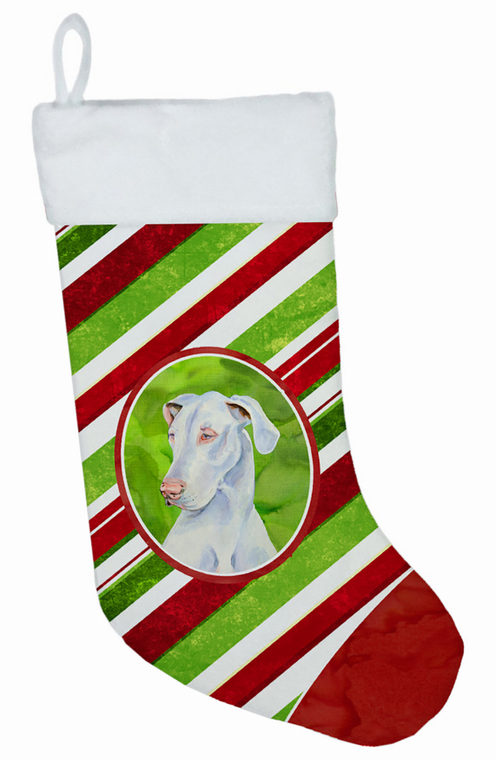 Dog and Christmas Candy Christmas Stocking - 705332016575