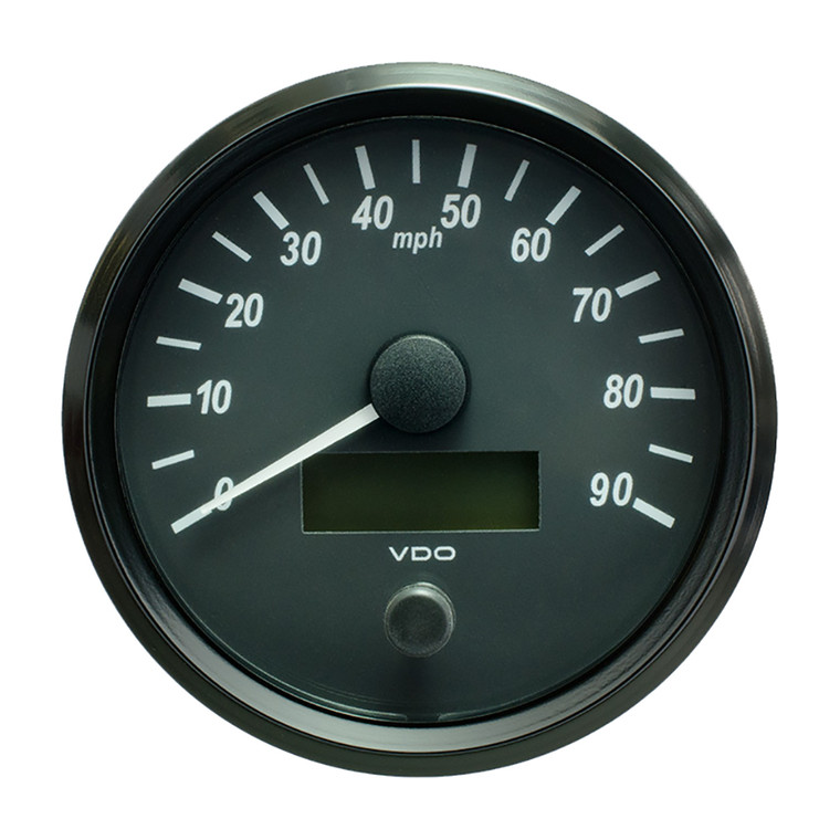 VDO SingleViu 100mm (4") Speedometer - 90 MPH - 4103590683281
