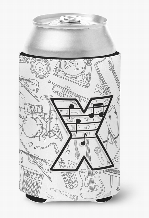 Musical Note Letters Can or Bottle Hugger - 615872969463