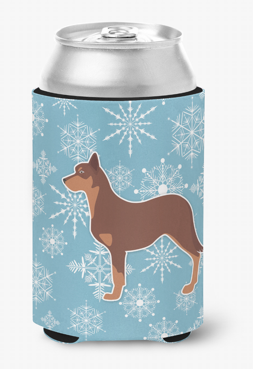 Winter Snowflake Dog Design Can or Bottle Hugger - 638508505125