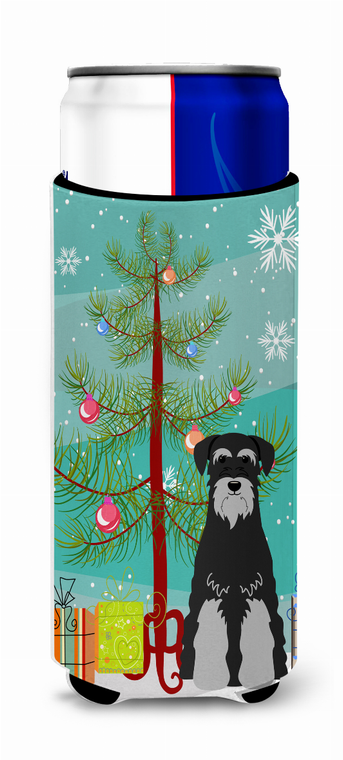 Merry Christmas Tree Dog Ultra Hugger for slim cans - 638508542403