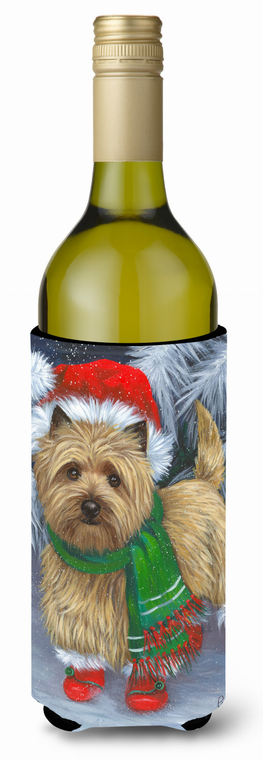 Christmas Dog Art Wine Bottle Hugger - 194030374771