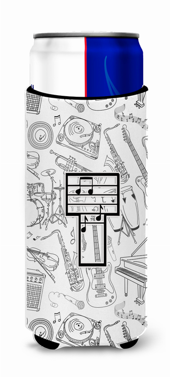 Letter Musical Note Letters Ultra Hugger for slim cans - 638508022622