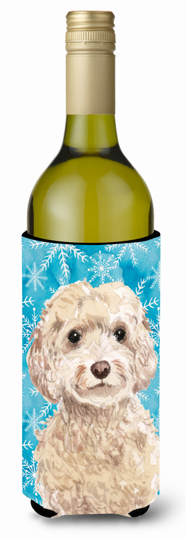 Christmas Dog Art Wine Bottle Hugger - 652259147090