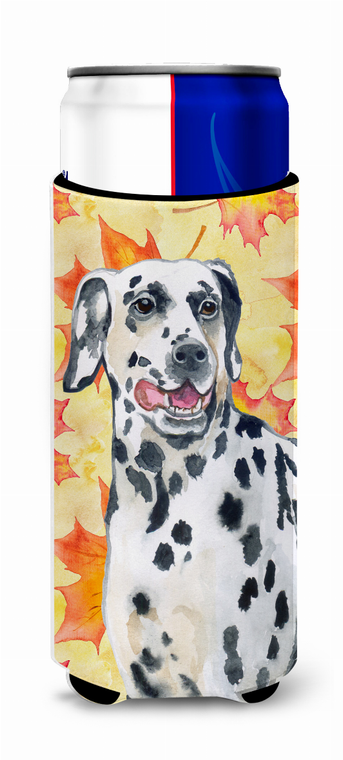 Dog with Fall Design Ultra Hugger for slim cans - 652259173044