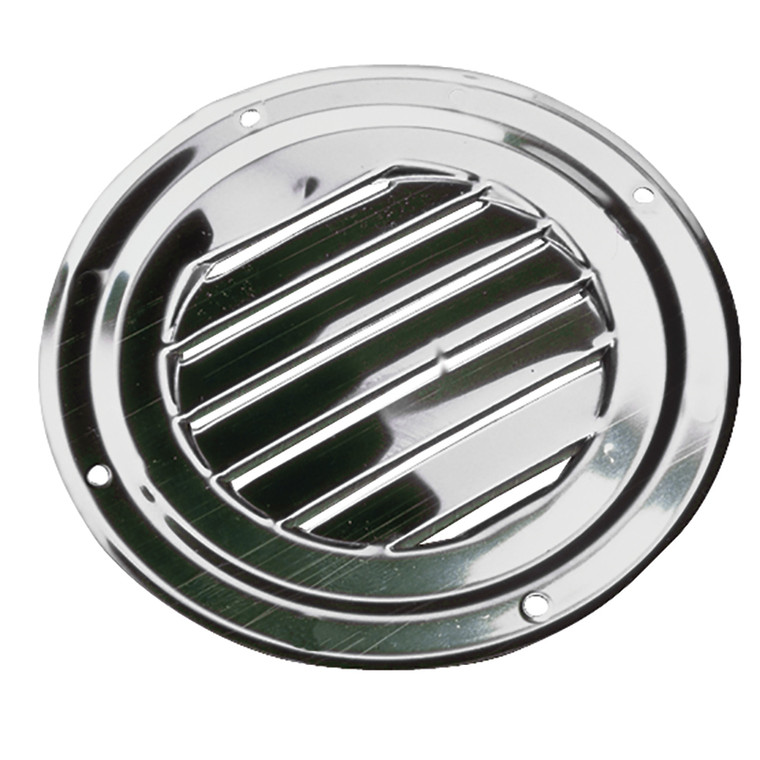 Sea-Dog Stainless Steel Round Louvered Vent - 4" - 035514331111