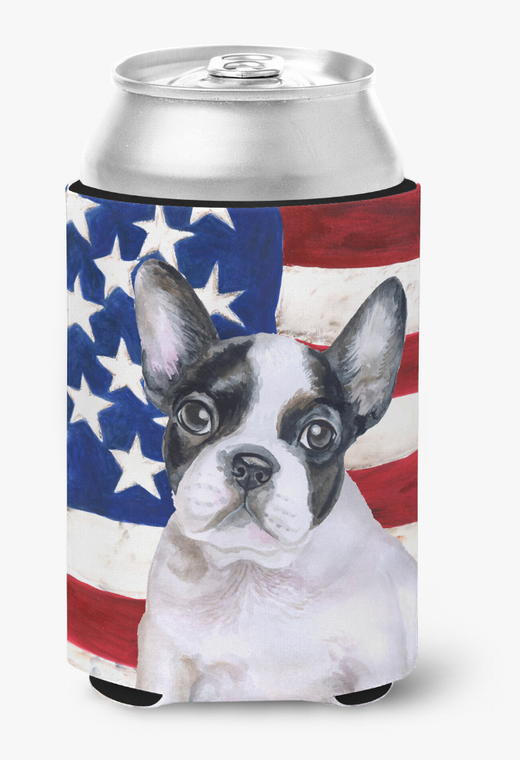 Patriotic With Dog Can or Bottle Hugger - 652259204465