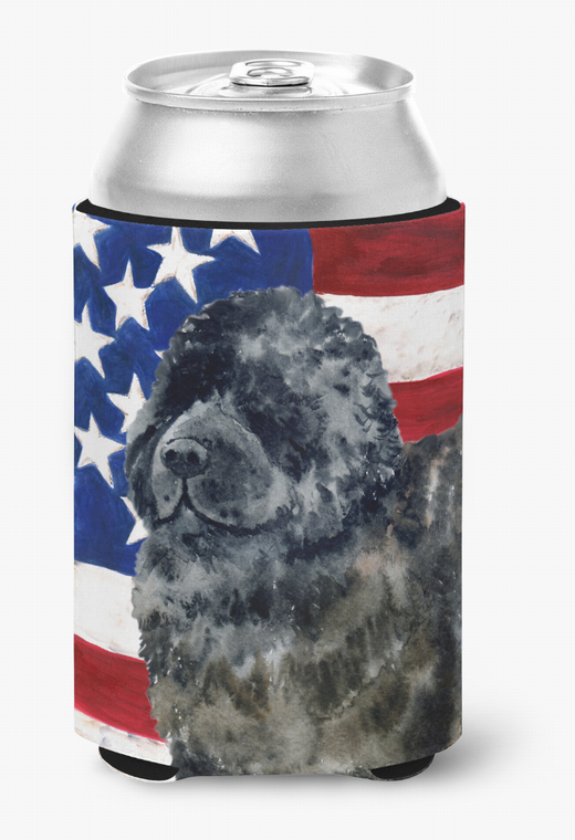 Patriotic With Dog Can or Bottle Hugger - 652259204076