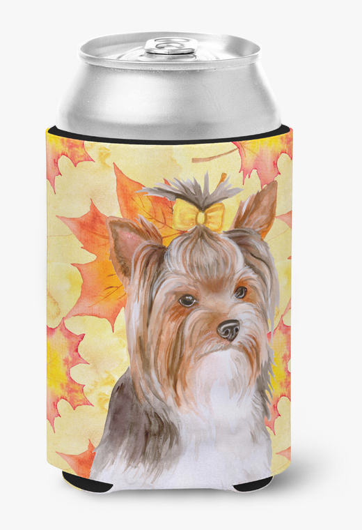 Dog With Fall Design Can or Bottle Hugger - 652259207206