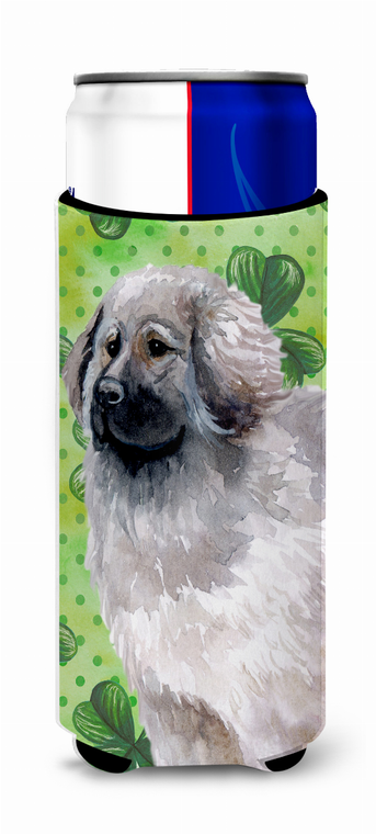 Dog with St Patrick's Design Ultra Hugger for slim cans - 652259168026