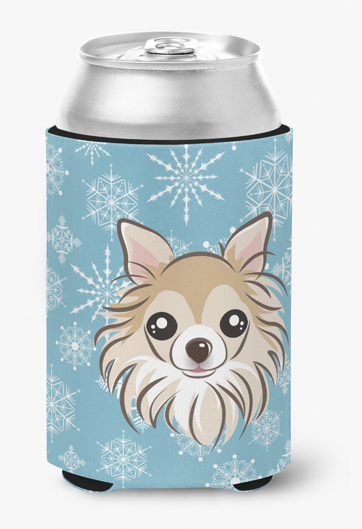 Snowflake Dog Design Can or Bottle Hugger - 638508107855