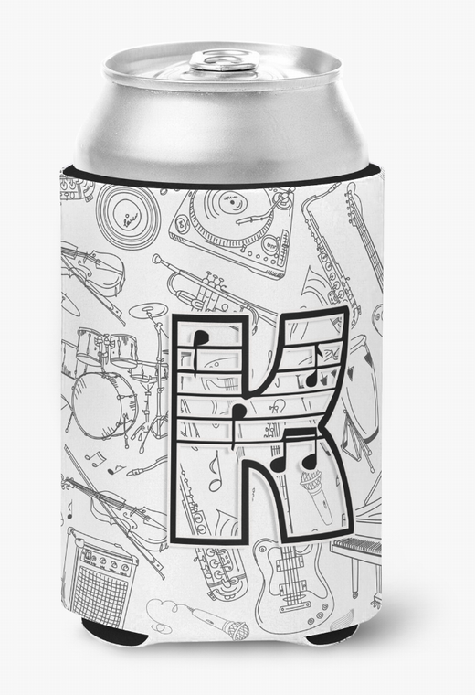 Musical Note Letters Can or Bottle Hugger - 615872969333