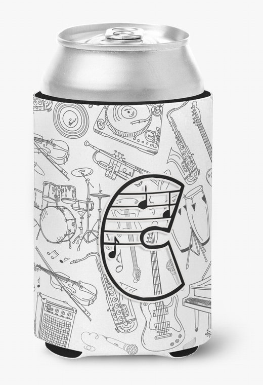 Musical Note Letters Can or Bottle Hugger - 615872969258