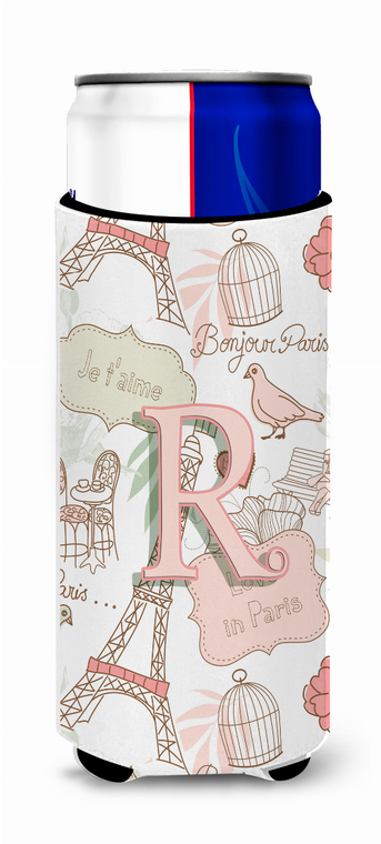 Letter Love in Paris Pink Ultra Hugger for slim cans - 638508021571
