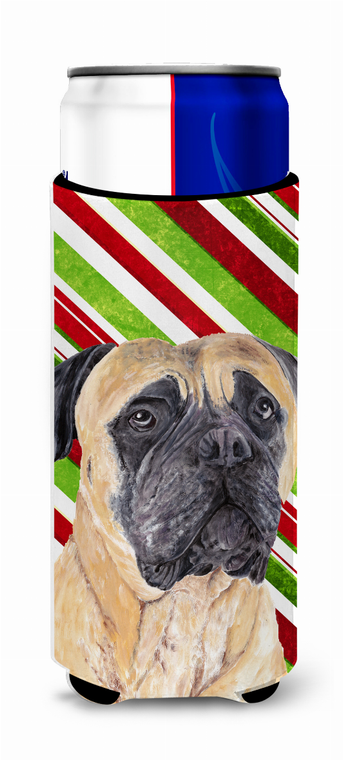 Candy Cane Christmas Design with Dog Ultra Hugger for slim cans - 615872739219