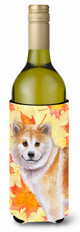 Dog with Fall Design Wine Bottle Hugger - 652259175031