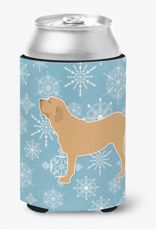 Winter Snowflake Dog Design Can or Bottle Hugger - 638508505620
