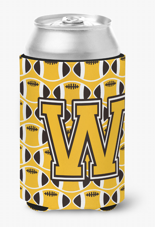 Letter Football Can or Bottle Hugger - 638508282484