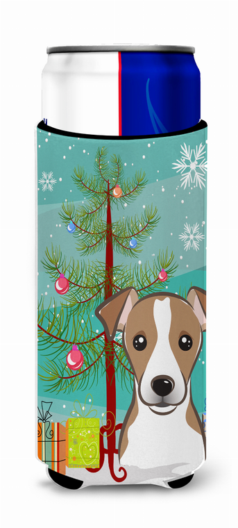 Christmas Tree and Dog Ultra Hugger for slim cans - 638508106087