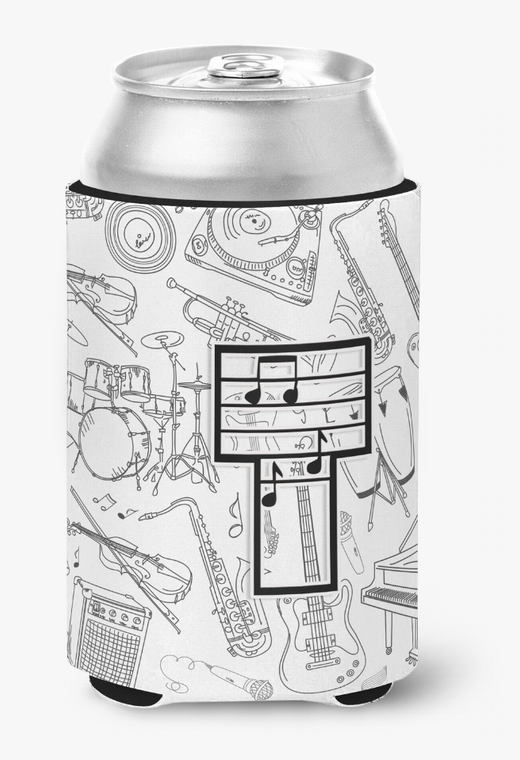 Musical Note Letters Can or Bottle Hugger - 615872969425