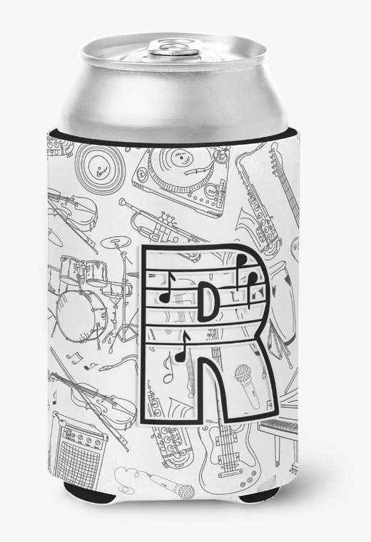 Musical Note Letters Can or Bottle Hugger - 615872969401