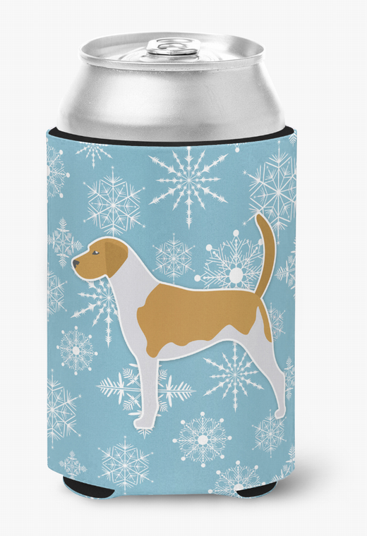 Winter Snowflake Dog Design Can or Bottle Hugger - 638508504814