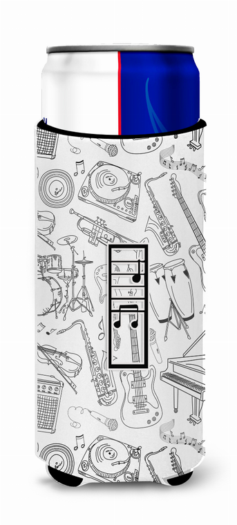 Letter Musical Note Letters Ultra Hugger for slim cans - 638508022516