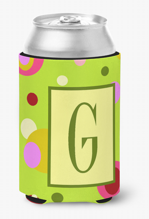 Monogram Letter Can or Bottle Hugger - 617375996632