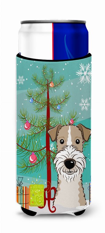 Christmas Tree and Dog Ultra Hugger for slim cans - 638508105950