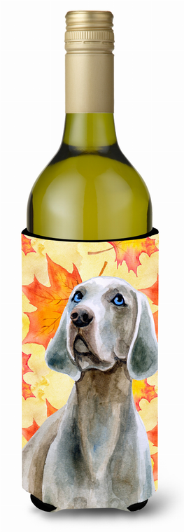 Dog with Fall Design Wine Bottle Hugger - 652259174997