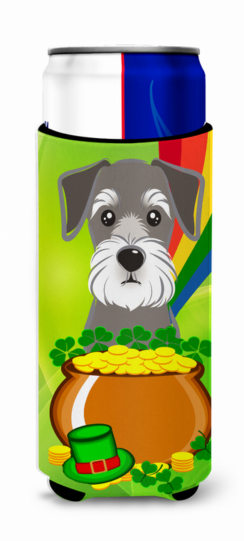 Dog St. Patrick's Day Design Ultra Hugger for slim cans - 638508201775