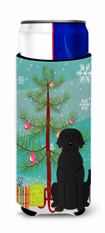 Merry Christmas Tree Dog Ultra Hugger for slim cans - 638508542632