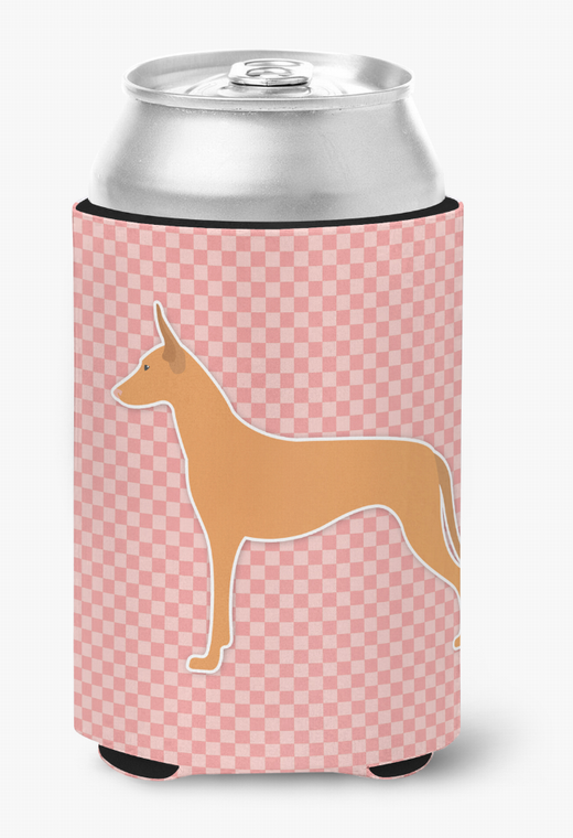 Dog Profile Checkerboard Can or Bottle Hugger - 638508505712