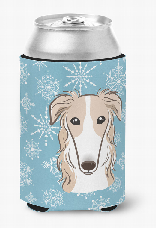 Snowflake Dog Design Can or Bottle Hugger - 638508107626