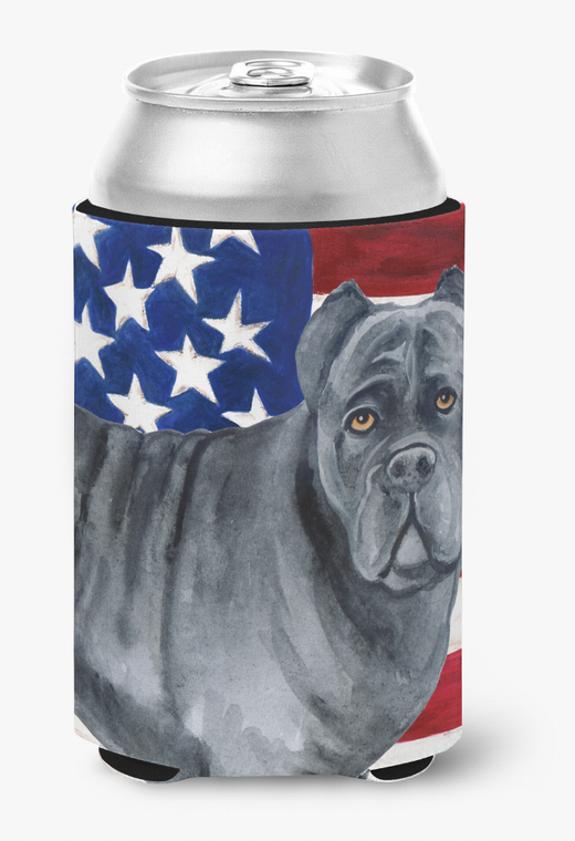 Patriotic With Dog Can or Bottle Hugger - 652259204304