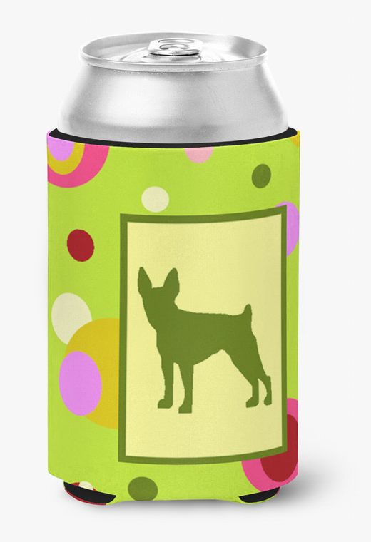 Dog Silhouette With Dots Can or Bottle Hugger - 705332002745