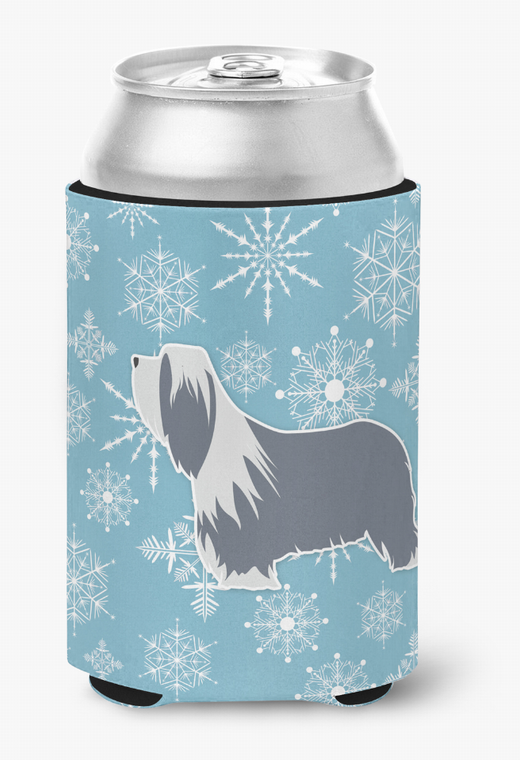 Winter Snowflake Dog Design Can or Bottle Hugger - 638508505002