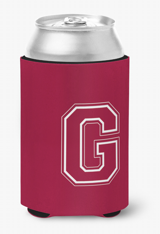 Monogram Letter Can or Bottle Hugger - 705332001014