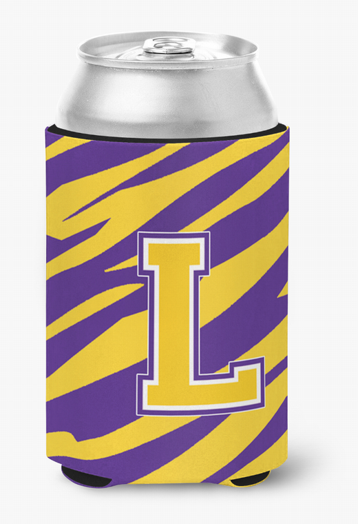 Monogram Letter Can or Bottle Hugger - 617375998148