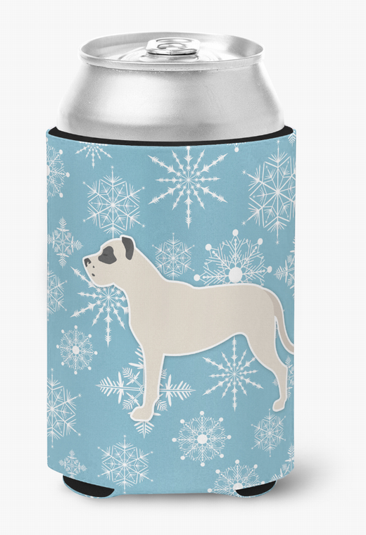 Winter Snowflake Dog Design Can or Bottle Hugger - 638508505507