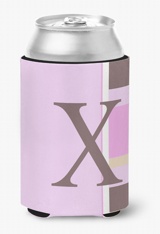 Monogram Letter Can or Bottle Hugger - 617375996557